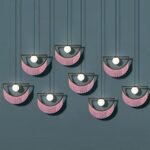 Applique murale à pampilles en verre, compatible avec les luminaires LED de salon et de chambre à coucher, lustre