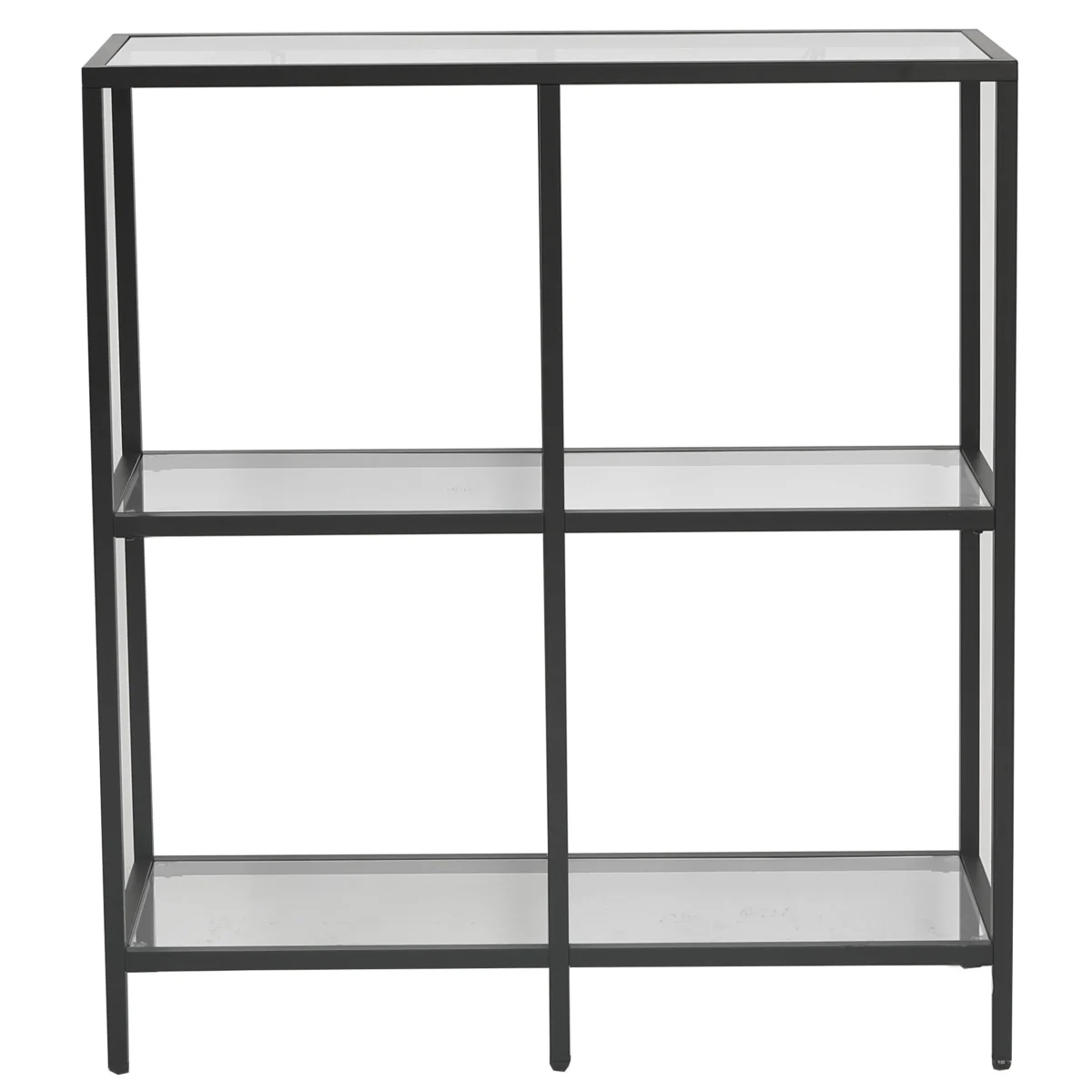 Étagère bibliothèque avec étagères en verre – Image 1