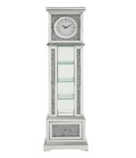 Horloge grand-père Acme Noralie, cadre en bois, LED, miroir et strass – Image 5