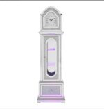 Horloge grand-père Acme Noralie, cadre en bois, LED, miroir et strass – Image 2