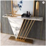 Console de Table en fer forgé moderne - meuble de maison - Table d'entrée - lampe de luxe, haut de gamme