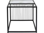 Table d'Appoint, Table de Chevet  Grillagée, Bout de Canapé, Cadre en Métal – Image 2