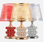 Lampe de Chevet Moderne en Cristal – Éclairage Décoratif Chaud et Romantique, Protection des Yeux, Style Luxe
