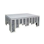 Table basse avec miroir, diamant en écrasé, de luxe moderne, Table basse – Image 3