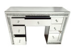 Table d'écriture avec miroir et diamants écrasés, pour bureau, coiffeuse – Image 6