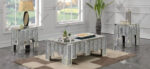Table basse avec miroir, diamant en écrasé, de luxe moderne, Table basse – Image 4