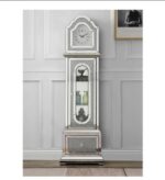 Horloge grand-père Acme Noralie, cadre en bois, LED, miroir et strass – Image 6