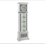 Horloge grand-père Acme Noralie, cadre en bois, LED, miroir et strass – Image 7