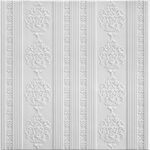 Joint de carrelage, feuille de refabrication, feuille de refabrication amovible, motif végétal, vintage, uni, plafond, sensation 3D, facile à nettoyer, épais, non transparent, imperméable, résistant à la