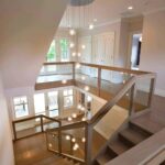Lampe d'escalier de Villa en Verre Cristal, escalier de Luxe, Appartement, loft Rotatif, Lustre à LED avec Pluie de météores – Image 6