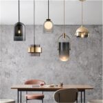 Lustre moderne Globe en verre moderne Suspension Lampe suspendue industrielle vintage Lampe de suspension réglable – Image 5