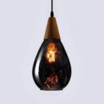 Lustres Lustre en bois Living Lampe Salle à manger Chambre à coucher Creative Pendant Light Hanging café d'appareils d'éclairage