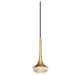 Moderne G9 Lustre En Cristal De Luxe Cuivre Pendentif Éclairage - Suspension Lampe Nordique Loft