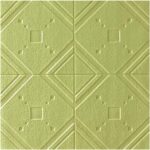 Panneaux Muraux en Mousse, Mur Stéréo 3D Autocollants, pour Chambre Salon Papier Peint Auto-Adhésif  Fond Décoration Murale – Image 5