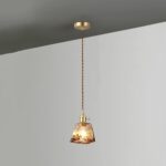 Petite suspension for restaurant japonais, éclairage suspendu en verre de chevet rétro américain, lampe, luminaire de plafond