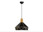Plafonnier à éclairage géométrique, lampe suspendue moderne, luminaire suspendu encastré520