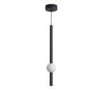 Plafonniers, lampes à suspension de chevet modernes pour chambres à coucher; plafonnier à LED avec anneau en métal créatif