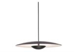Suspension de salle à manger à rayures en chêne. Lampe à suspension ronde à éclairage décoratif pour la maison à LED. Appareils d'éclairage décoratifs longs