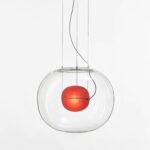 Suspension postmoderne en verre irrégulier pour salle à manger, îlot de cuisine, lampe suspendue pour intérieur lampe suspendue, éclairage pratique – Image 5