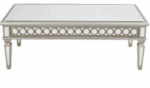 Table d'extrémité personnalisée élégante Champagne argent
