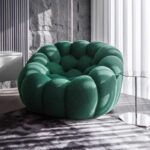 Canapé minimaliste, canapé paresseux, canapé en velours peluche, chaise de cheminée, canapé tatami, canapé d'angle pour salon, chambre à coucher, salon, bureau – Image 5