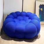 Canapé minimaliste, canapé paresseux, canapé en velours peluche, chaise de cheminée, canapé tatami, canapé d'angle pour salon, chambre à coucher, salon, bureau – Image 4