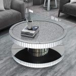 petite table de canapé moderne à 2 niveaux combine élégance et pratique – Image 4