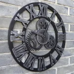 horloge-vintage-murale-chiffres-romains – Image 2