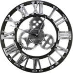 horloge-vintage-murale-chiffres-romains – Image 3