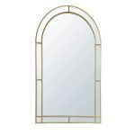Miroir Mural en Arche de Ferme – Élégance Rustique et Intemporelle