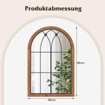 Miroir Décoratif Arqué – Élégance Vintage et Qualité Supérieure – Image 5