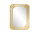 Miroir Suspendu avec Cadre Artistique – Accessoire Chic pour Salon, Chambre ou Entrée – Image 2