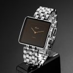 Montre Homme MISS FOX – Luxe Moyen-Orient – Quartz Étanche Carrée Dorée – Style Affaires & Mode Haut de Gamme – Image 4