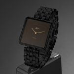 Montre Homme MISS FOX – Luxe Moyen-Orient – Quartz Étanche Carrée Dorée – Style Affaires & Mode Haut de Gamme – Image 3