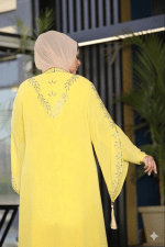 L'Élégance à l'État Pur : Abaya de Luxe – Image 2