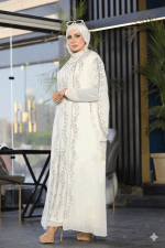 L'Élégance à l'État Pur : Abaya de Luxe – Image 4