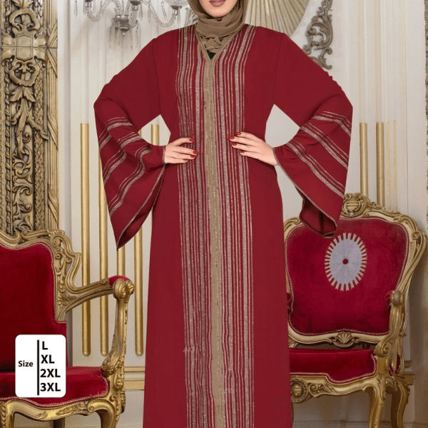 Abaya Royale "Éclat Doré"