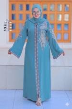 Abaya "Éclat d'Orient" – L'Élégance Signature 