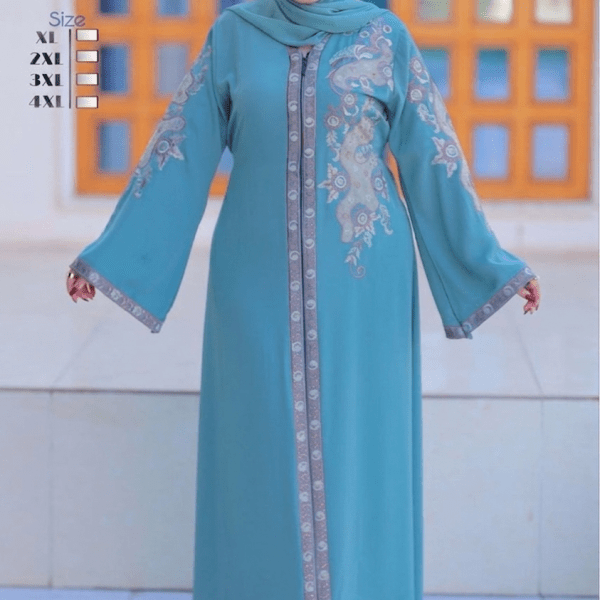 Abaya "Éclat d'Orient" – L'Élégance Signature 