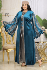 Abaya « Éclat d’Orient » – Tenue élégante au style oriental – Image 5