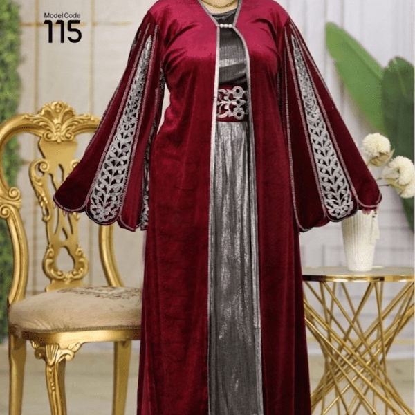 Abaya « Éclat d’Orient » – Tenue élégante au style oriental