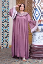 Abaya « Éclat d’Orient » – Abaya chic et intemporelle – Image 2