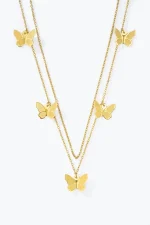 Chaîne de Taille Papillon en Acier Inoxydable – Féminité & Élégance Scintillante – Image 3