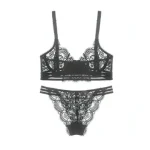 Ensemble lingerie soutien-gorge et string – Charme et douceur au quotidien