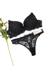 Ensemble lingerie soutien-gorge et string – Élégance et confort – Image 4