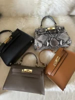 Sac à main MINI K en cuir véritable – Élégant et compact – Image 9