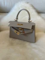 Sac à main MINI K en cuir véritable – Élégant et compact – Image 5