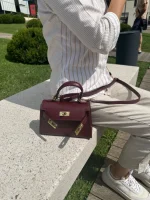 Sac à main MINI K en cuir véritable – Chic et pratique – Image 4