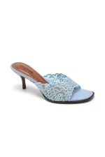 Mules à Talon en Dentelle – Élégance Féminine & Charme Délicat