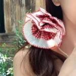 Chouchou en dentelle à volants élégant – Image 5